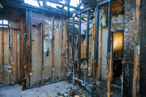 Professional Fire Damage Restoration technician working in Rochester, PA